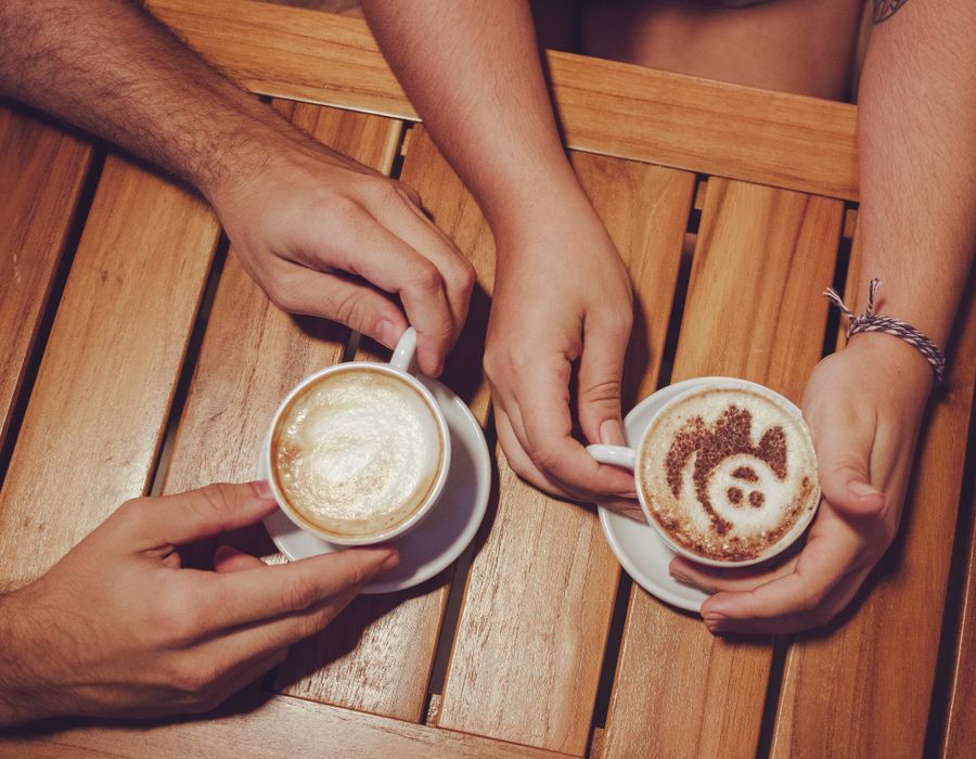 Two coffees from the date it became